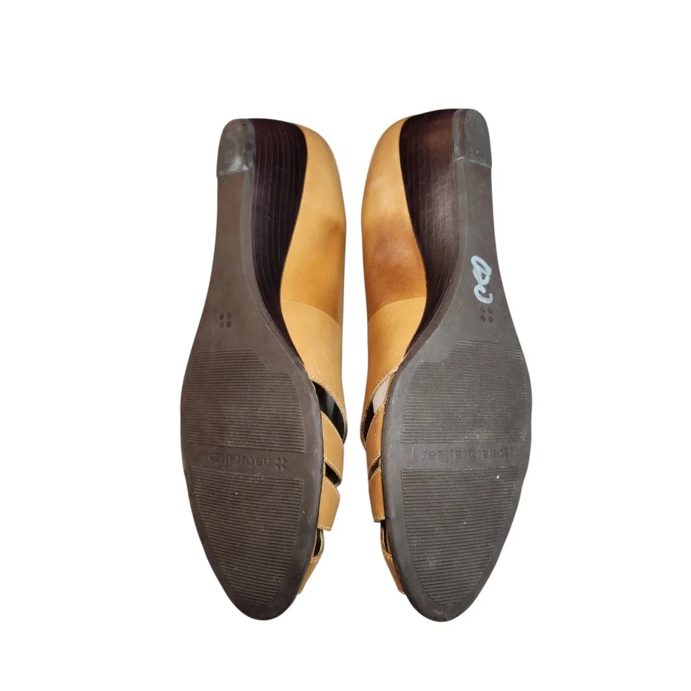 Huarache Indie Boho Tan Leather Cutout Strappy Sandals Cottagecore Y2K Retro 9